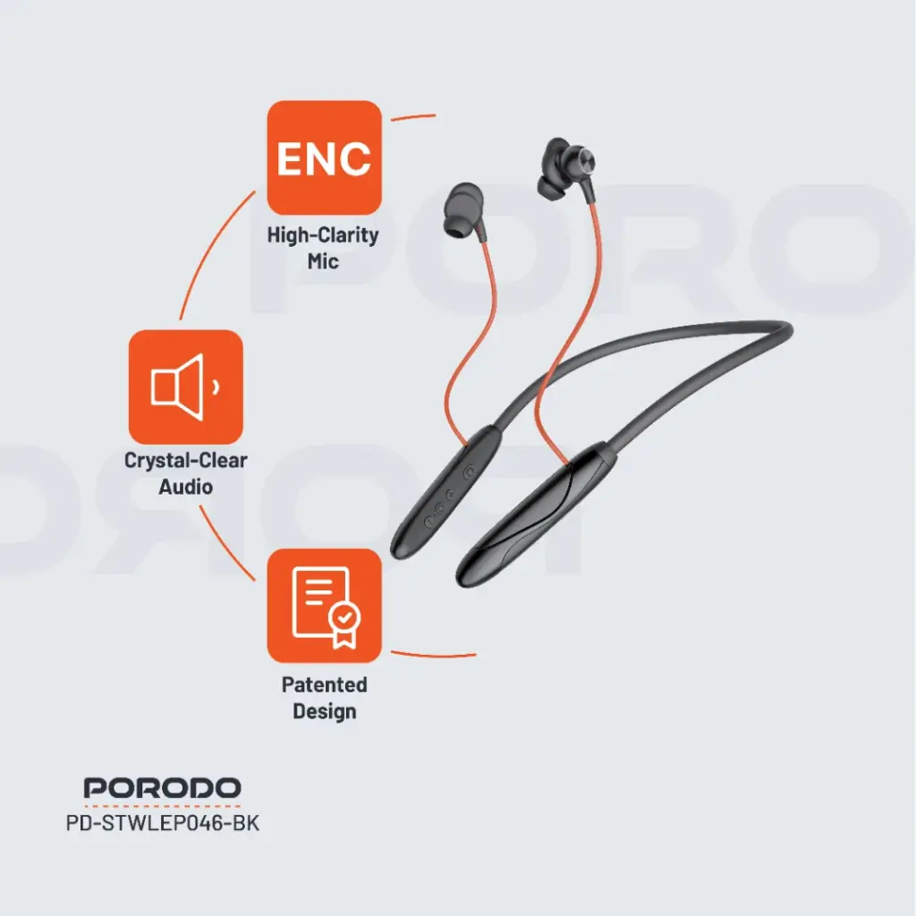 هندزفری PORODO ECHO FLEX