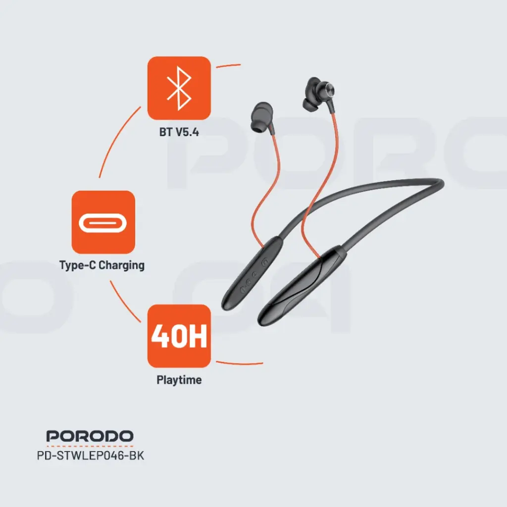 هندزفری PORODO ECHO FLEX