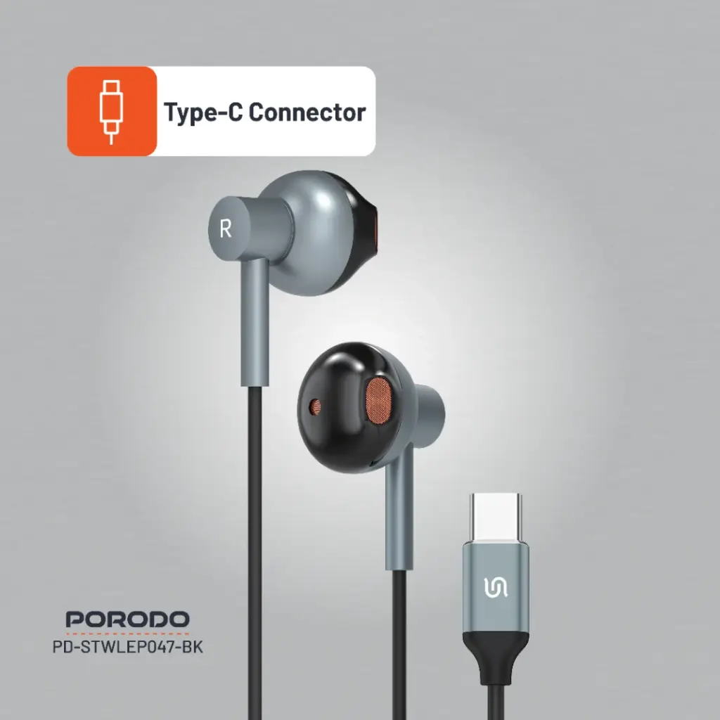 هندزفری Porodo Soundtec Stereo Earphones