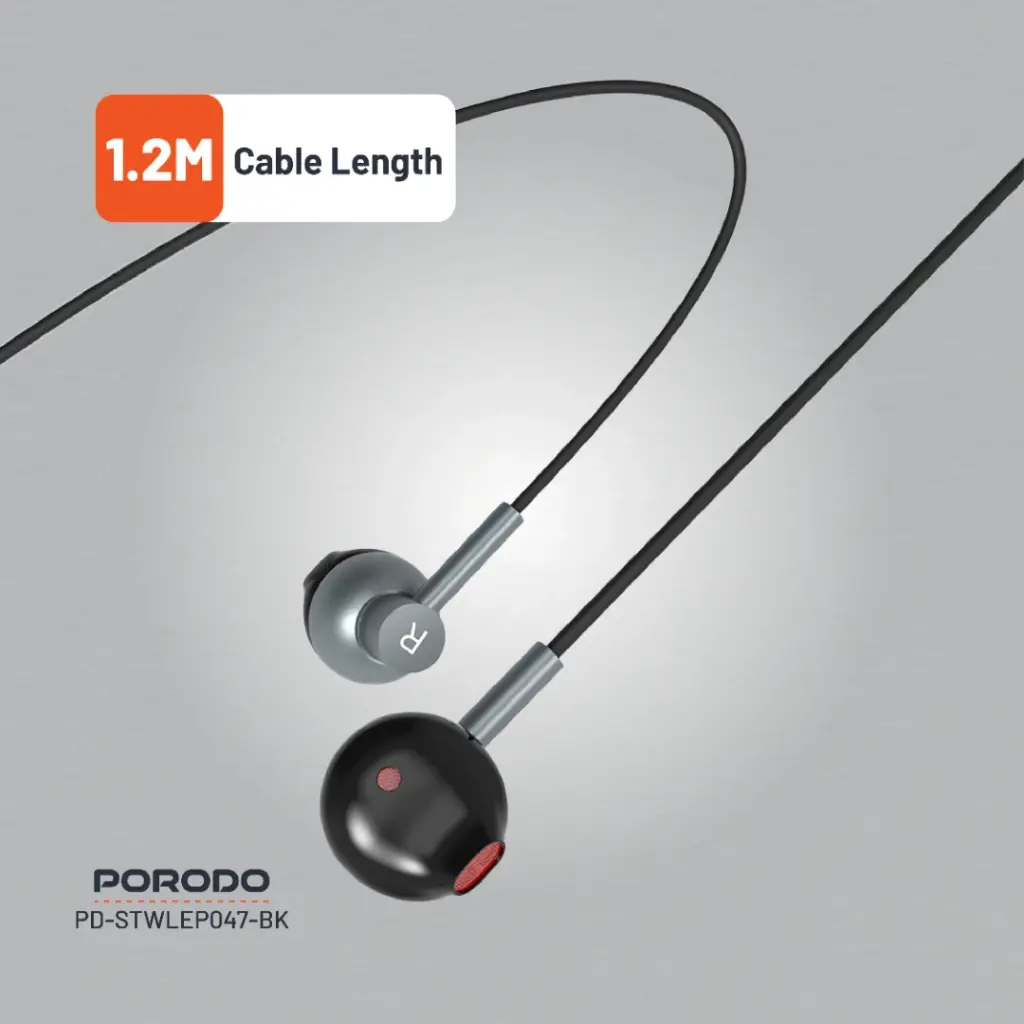 هندزفری Porodo Soundtec Stereo Earphones