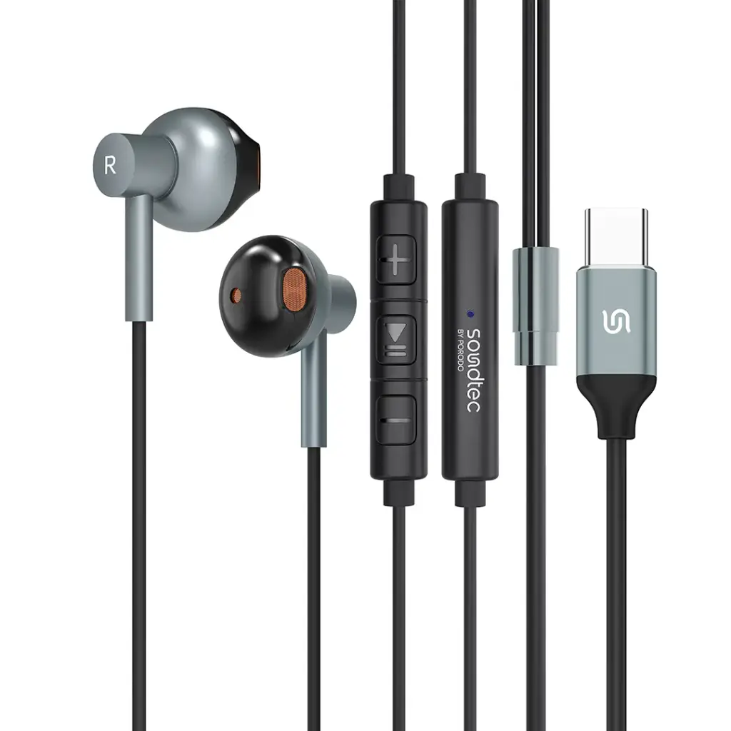 هندزفری Porodo Soundtec Stereo Earphones