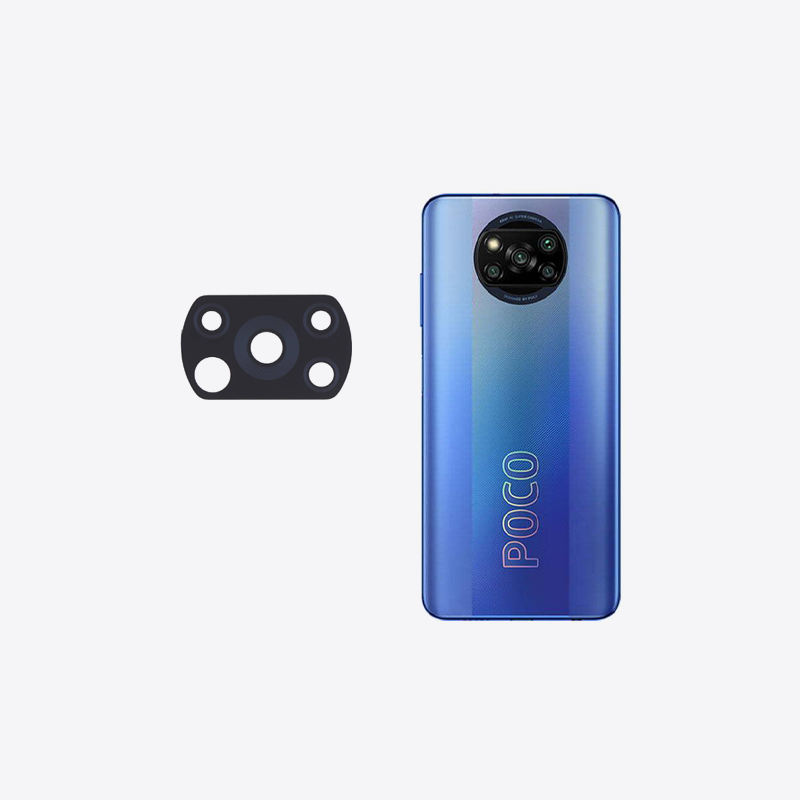 شیشه لنز دوربین اورجینال POCO X3